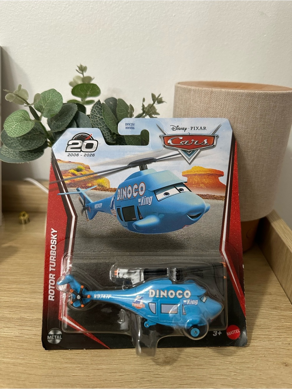Dinoco King Blue Rotor Turbosky Die-Cast